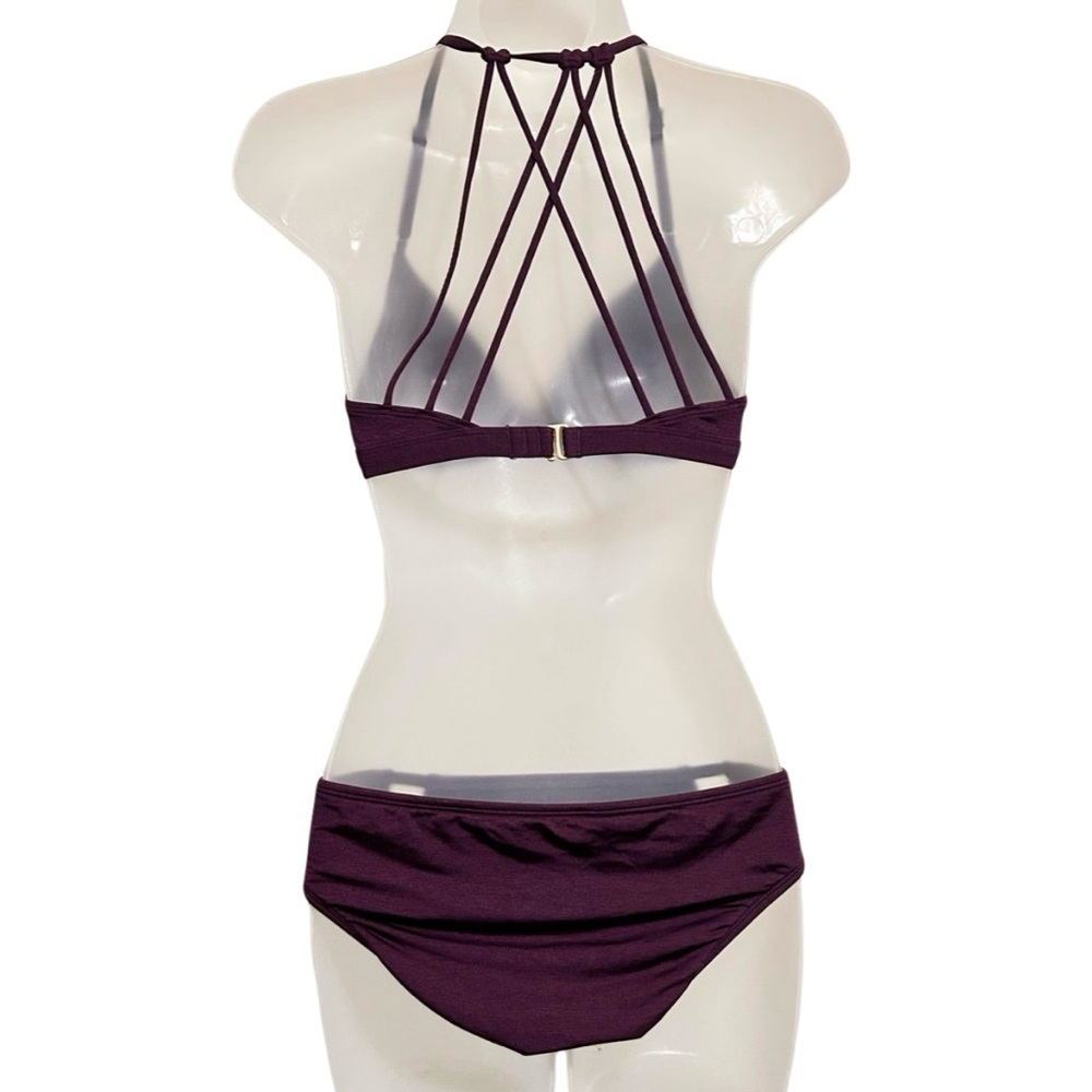 Athleta Mulberry strappy bikini size XS/XXS